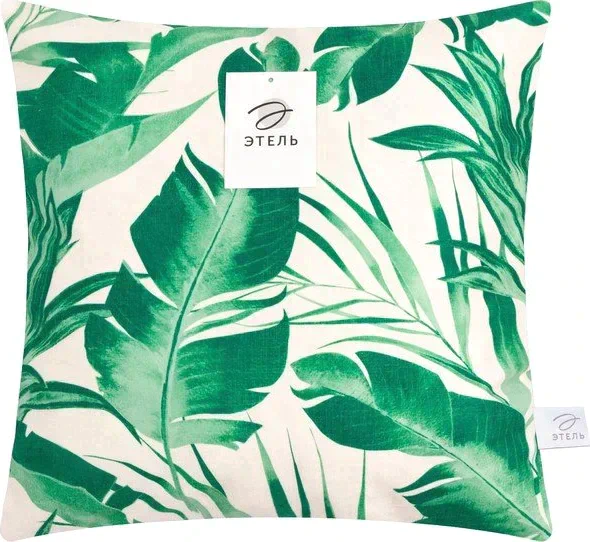 Наволочка Этель "Tropics", 40*40 см, 100 п/э, велюр