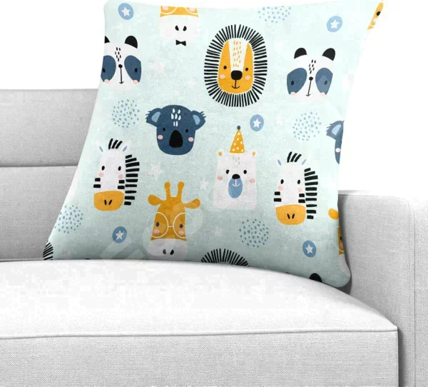 Подушка квадратная Cortin «Чудесный зоопарк»