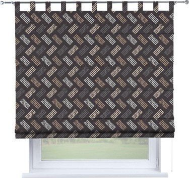 Римская штора «Кортин» на петлях «Бохо штрихи»