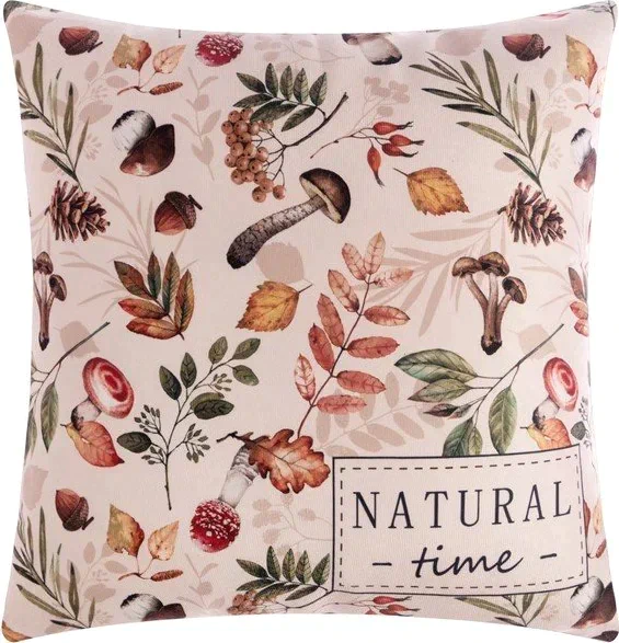 Подушка декоративная "Natural time" 40х40 см, 100% п/э