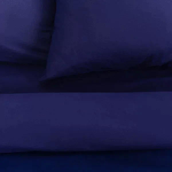 Постельное бельё Этель 1,5 сп «Синяя пыль» 143×215 см, 150×214 см, 70×70 см 2 шт, поплин 125 г/м²