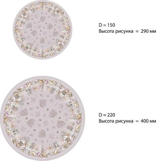 Скатерть Этель «Коралловый риф» 220х145см +/-3см, 100% хл, саржа 190 гр/м2