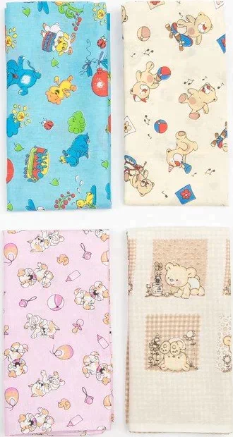 Наволочка Galtex 60×60 см, 1шт цв. МИКС, бязь набивная 142 г/м хл100%
