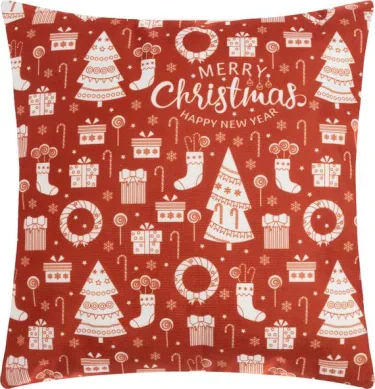Наволочка Этель "Merry Christmas" 40 х 40 см, 100% п/э