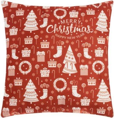 Наволочка Этель "Merry Christmas" 40 х 40 см, 100% п/э