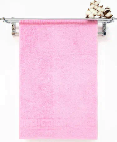 Полотенце махровое с бордюром 70х140 см,CANDY PINK, хлопок 100%, 430г/м2