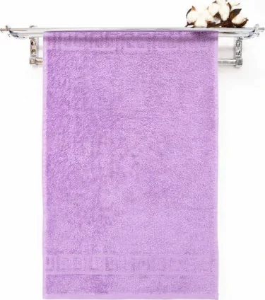 Полотенце махровое с греческим бордюром 40х70 см, REGAL ORCHID, хлопок 100%, 430г/м2