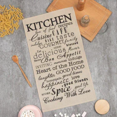 Полотенце "Доляна" Kitchen 35х60 см, 100% хл, вафля 160 г/м2