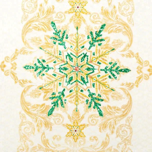 Скатерть  Этель "Golden Christmas" скатерть 150*220 +/-3см с ГМВО, 100%хл, 190г/м2