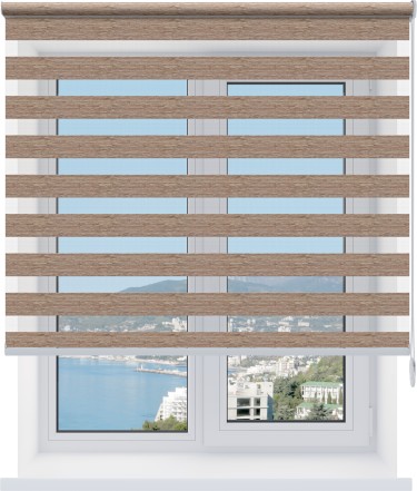 Рулонная штора День-ночь Dalin бежевый