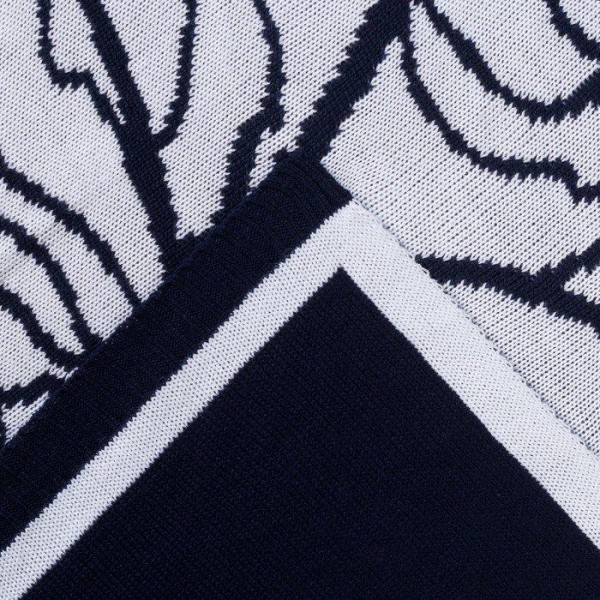 Вязаный плед "Этель" Счастье, размер 110х140 см, 100% полиэстер