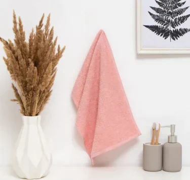 Полотенце махровое "Этель" 30*60 см, цв. розовый, 100% хлопок, 340 г/м2