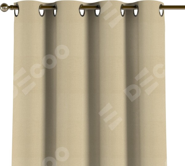 Комплект штор на люверсах блэкаут однотонный милано латте