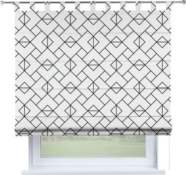 Римская штора на петлях «Геометрический орнамент»