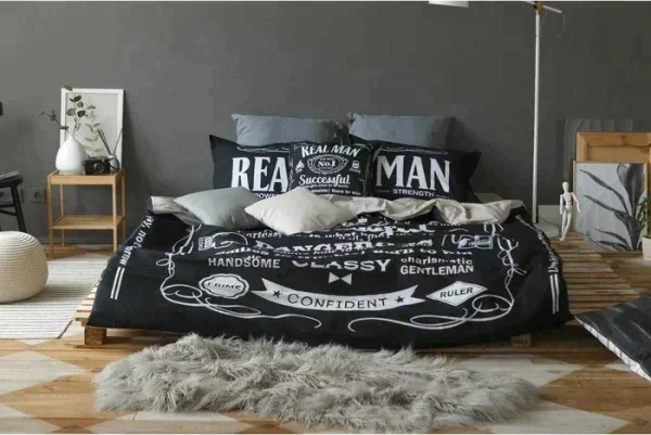 Постельное бельё "Этель" евро Real Man 200х217 см, 240*220 см, 50х70+3 см - 2 шт