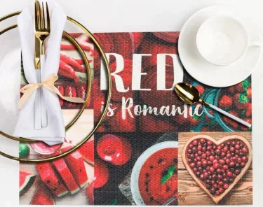 Салфетка на стол "RED is Romantic" 29*40 см