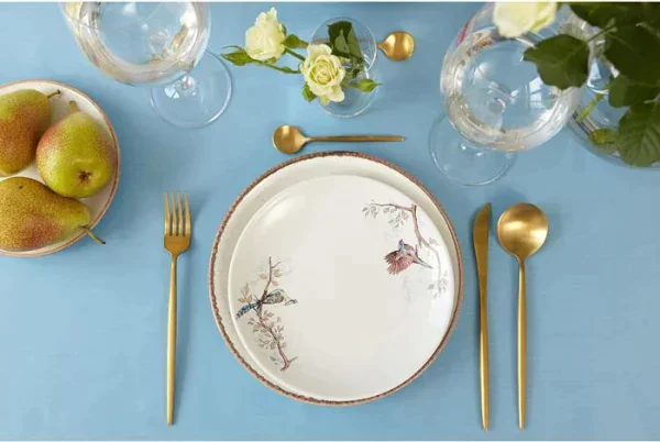 Скатерть Этель Elegance 150*250 +/-3см, цв.серо-синий, пл. 192 г/м2, хл с ВГМО