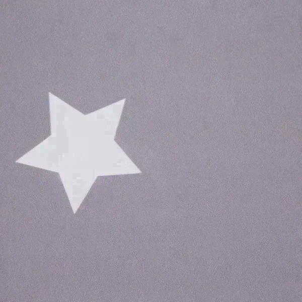 Комплект штор "Этель" Grey stars 145*260 см-2 шт, 100% п/э, 140 г/м2