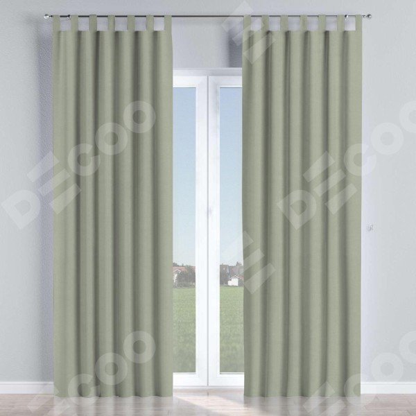 Комплект штор на петлях вельвет светло-серый