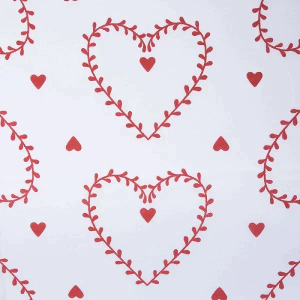 Постельное бельё "Этель" евро Heart 200*217 см, 220*240 см, 70*70 см -2 шт, 100% хл, бязь
