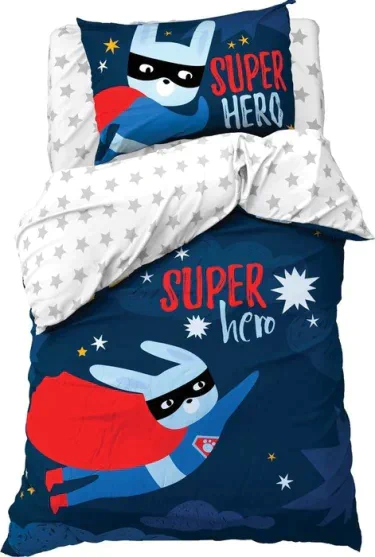 Постельное бельё «Этель» 1.5 сп Super hero 143*215 см, 150*214 см, 50*70 см -1 шт,100% хл, бязь