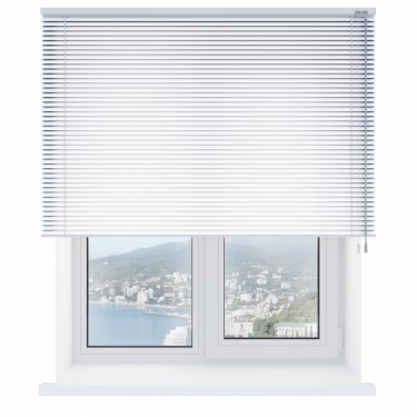 Горизонтальные жалюзи, цвет белый жемчуг 10, ламели 2.5 см