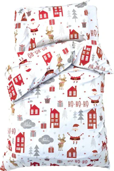 Постельное бельё Этель 1,5 сп "Christmas day", 143х215 см, 150х214 см, 50х70 см -1 шт, 100 % хлопок, бязь