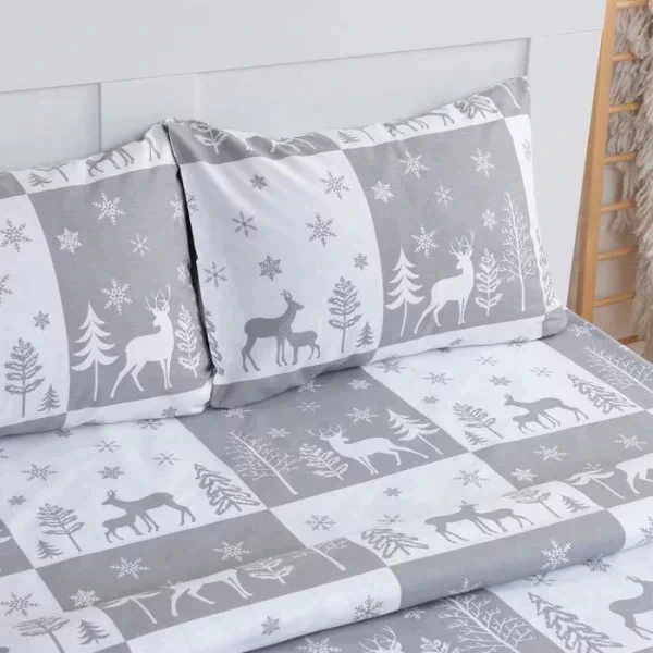 Постельное белье LoveLife 2сп New year forest 175*215см,200*225см,50*70см-2шт