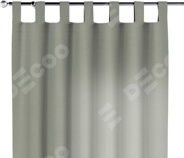 Комплект штор на петлях вельвет светло-серый