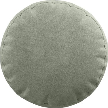Подушка круглая Cortin вельвет светло-серый
