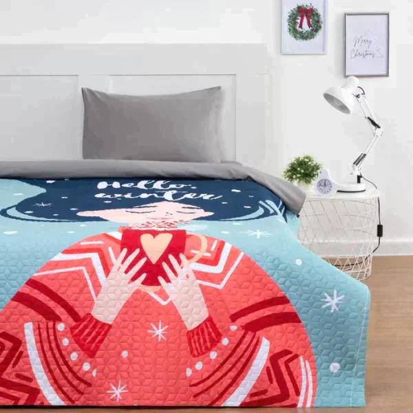 Покрывало детское Этель 1,5 сп "Hello winter", 145х210 см, микрофибра
