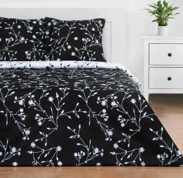 Постельное белье Этель 1.5 сп Flowers (вид 3) 143*215 см,150*214 см, 70*70 см 2 шт