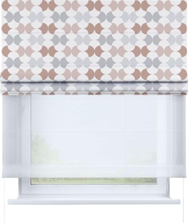 Римская штора «Кортин» день-ночь «Модерн светлый»