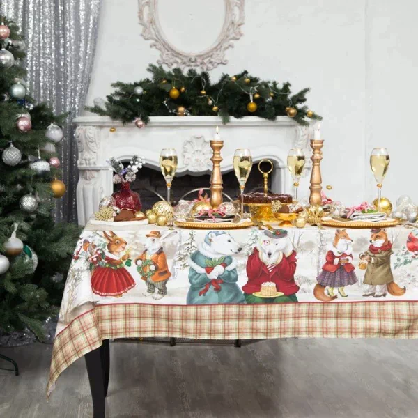 Скатерть Этель Winter holidays 150х180см +/-3см с ГМВО, хл100%