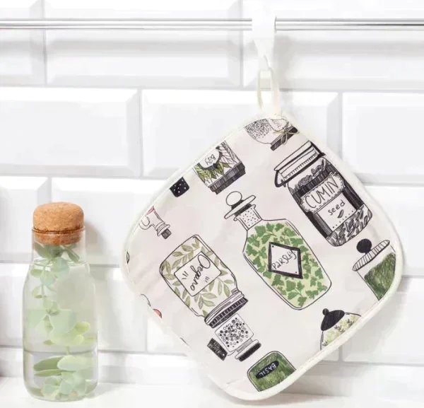 Прихватка "Этель" Kitchenware  19х19см,100% х/л, саржа 190 г/м2