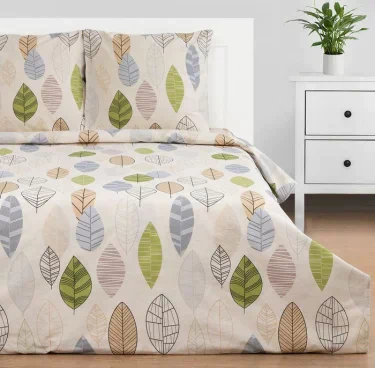 Постельное бельё "Этель" дуэт Foliage 143*215 см - 2 шт, 220*240 см, 70*70 см -2 шт, бязь