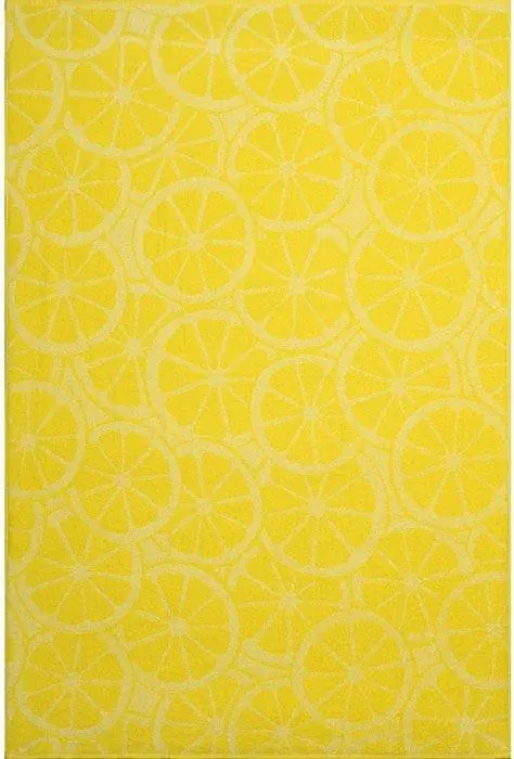 Полотенце махровое Lemon color, 100х150 см, цвет жёлтый