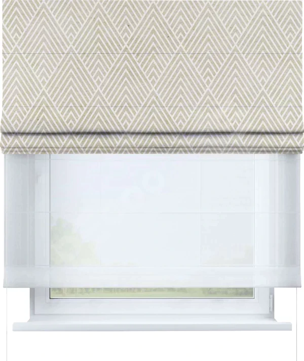 Римская штора «Кортин» день-ночь «Арлекино»