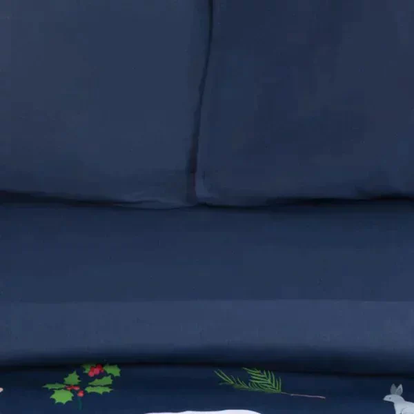 Постельное белье "Этель" Евро Winter animals 200*217 см, 240*220 см, 70*70 см - 2 шт