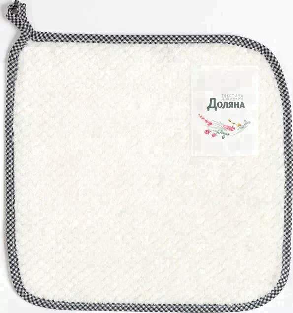 Салфетка для уборки Доляна цв.бежевый 25*25 см,микрофибра 100% п/э