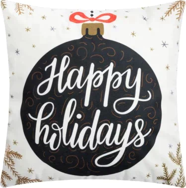 Наволочка Этель Happy Holidays 40 х 40 см, 100% п/э