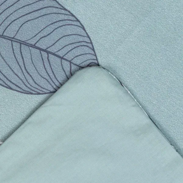 Постельное бельё Этель 2 сп Mint leaves, пододеяльник 175х215 см, наволочки 50х70 см 2 шт, 100% хлопок