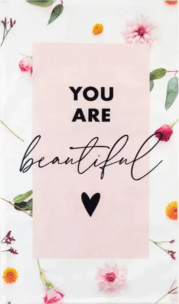 Набор кухонных полотенец Этель You are beautiful, 35х60 см-2шт, 100% хл, саржа 190 г/м2