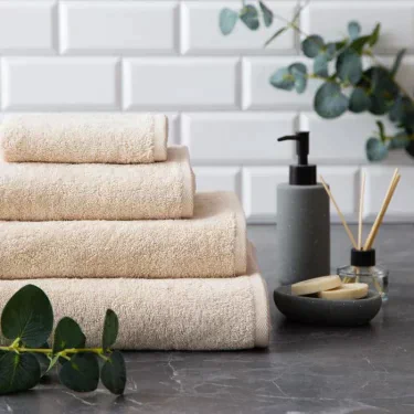 Полотенце махровое Этель Organic Beige 50х90 см, 100% хл, 420гр/м2