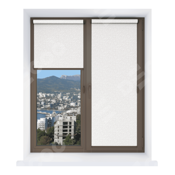 Рулонная штора Мини Бразилия белый 01