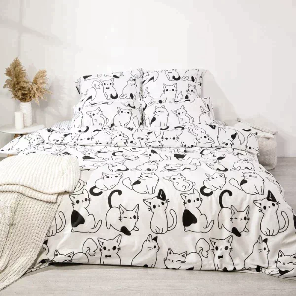 Постельное бельё 2сп Ночь Нежна «Саймон» 175х215см, 180х220см, 70х70см 2шт